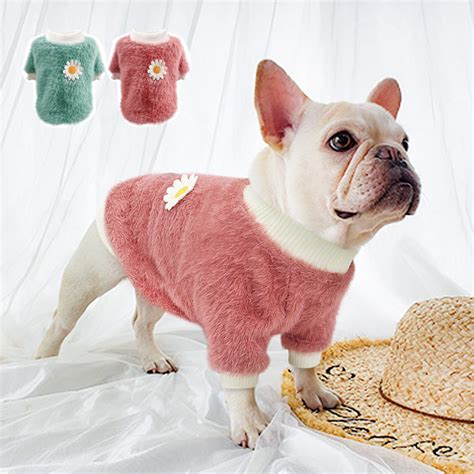 Cute French Bulldog Chihuahua Dog Clothes Warm Pet Clothes Etsy