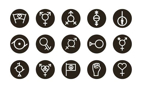 Sexual Orientation Icon Set 2485492 Vector Art At Vecteezy