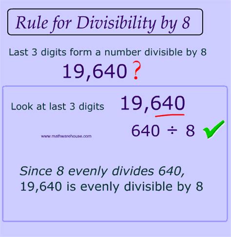 Divisibility Rules How To Test If A Number Is Divisible By 234568