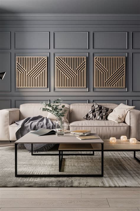 This Wood Wall Art Set will easily transform any space and will be a