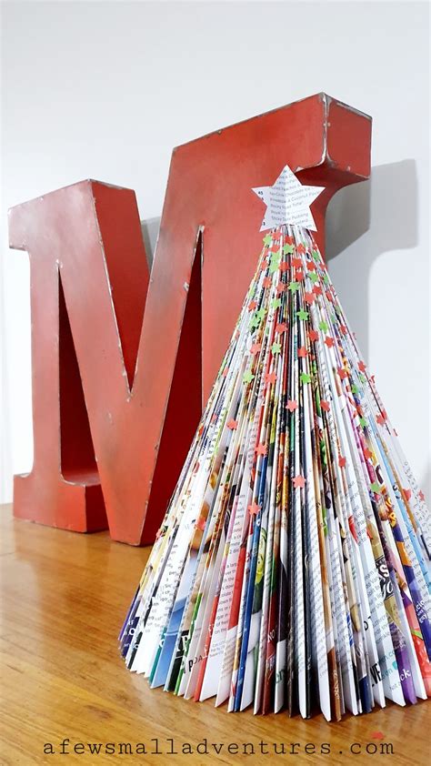 Make A Magazine Christmas Tree Fun And Easy Craft To Make With Your