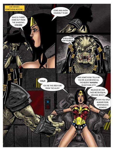 Wonder Woman Versus Predator Fight Bondage And Sex Xxxcomics Org