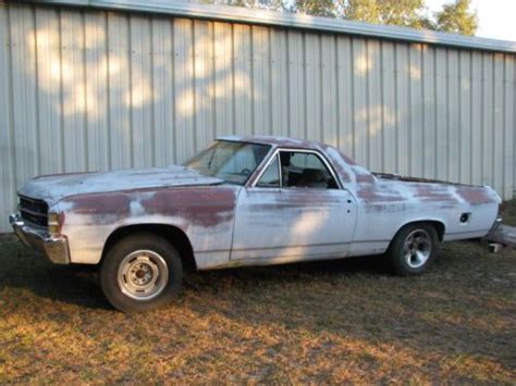 buy used 1971 el camino ss 454 s matching real project barn find rat street hot rod in