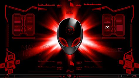 Red Alienware Hd Desktop Wallpaper Viotabi Images