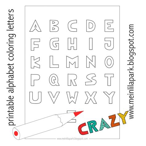 Free Printable Coloring Alphabet Letters Ausdruckbares Ausmal