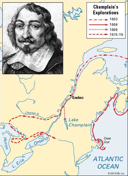 Samuel De Champlain French Explorer