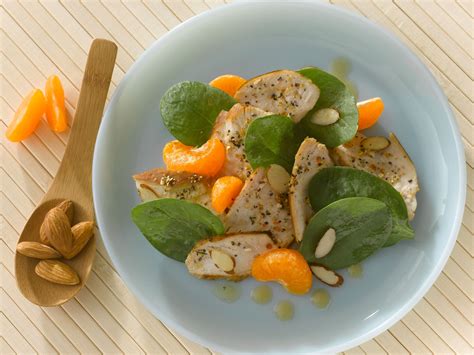 To make a meal of it serve with grilled blackened chicken or garlic shrimp. Mandarin Chicken Salad | Recipe | Mandarin chicken, Food ...