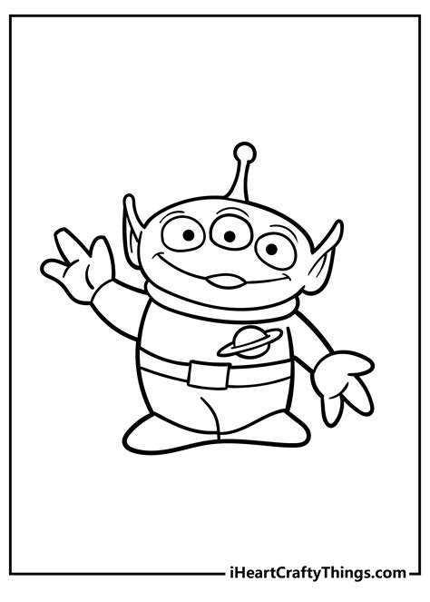 Toy Story Alien Coloring Page Home Design Ideas