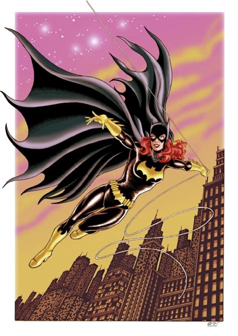 Batgirl In Alex Garcias Dc Characters Comic Art Gallery Room