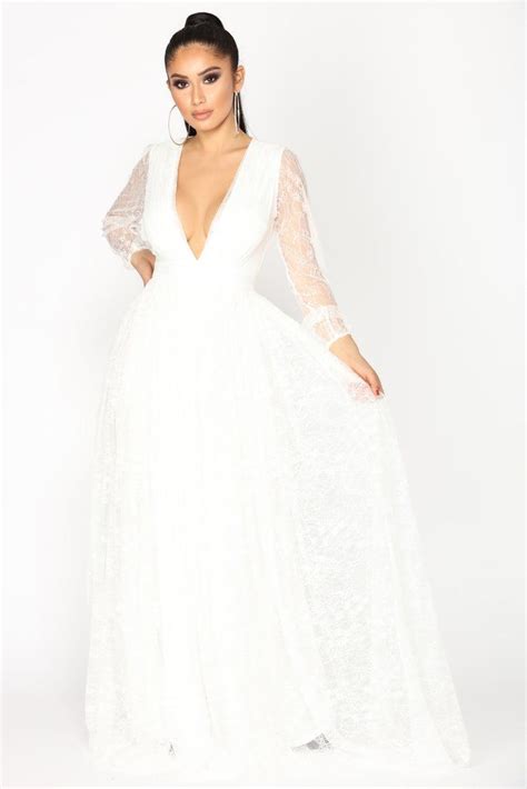 Romantic Setting Lace Dress Ivory Fashion Nova Dress