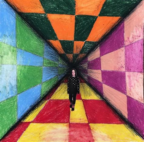 5th Grade One Point Perspective Illusions Shea Brook Art Educator