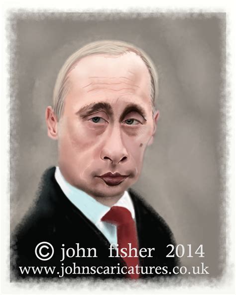Vladimir Putin Satire Putin Funny Fisher Caricature Artist