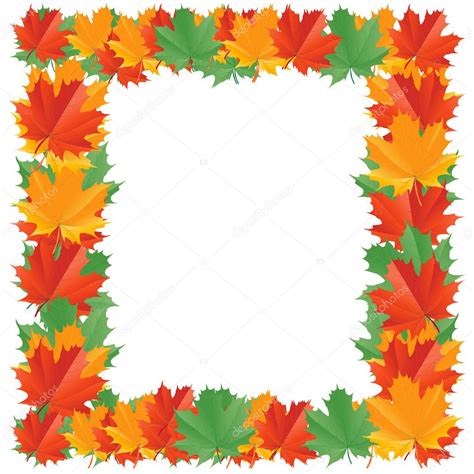 Fall Leaf Border — Stock Vector © Nobilior 4228171