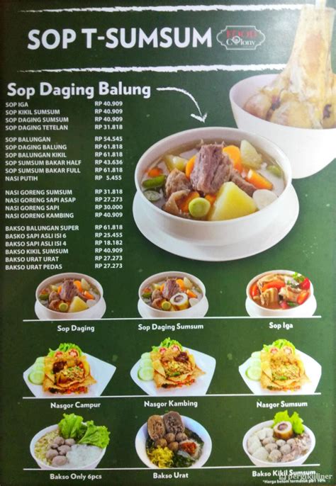 * tulang sumsum (divideo aku lupa beratnya) jadi kira2 aja ya* kacang merah 250 gram* 5 siun. Sup Sumsum Sapi / Soto Sop Kaki Sapi Sumsum H Agus Blok M Lengkap Menu Terbaru Jam Buka No ...