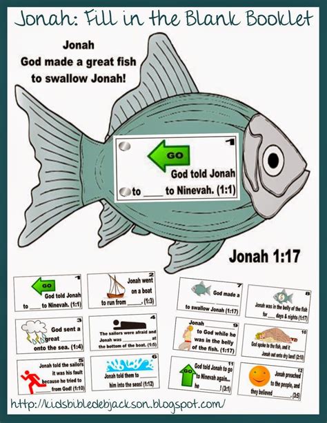 The Best Jonah And The Whale Activity Sheets Ideas