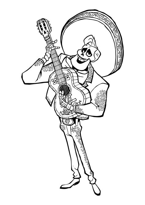 Free Printable Coco Coloring Pages