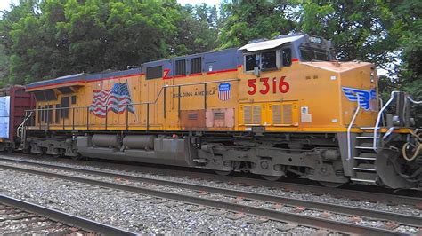 Union Pacific On Csx Mixed Freight Train Q Youtube