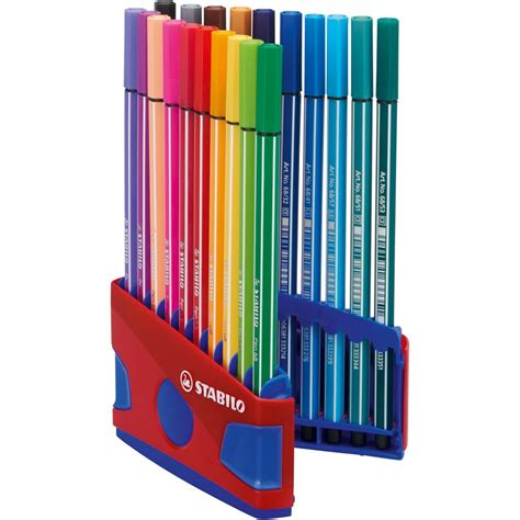 Stabilo Filzstifte pen 68 ColorParade, Etui mit 20 Stück: eOFFICE24