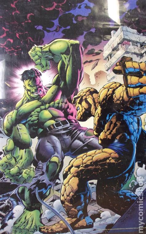 Thing Vs Hulk Ii Poster 1994 Marvel Comic Books