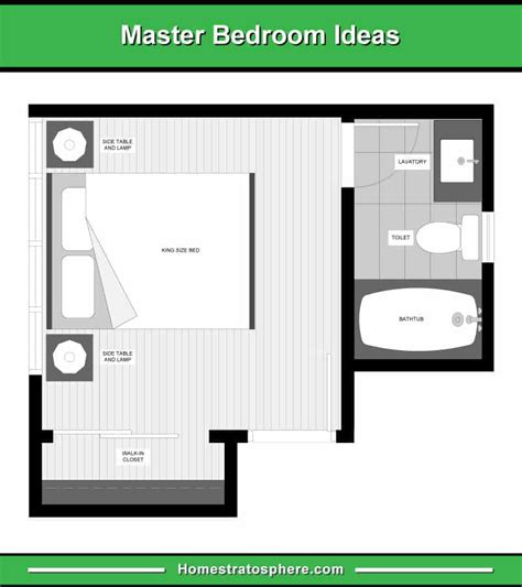 13 Primary Bedroom Floor Plans Computer Layout Drawings