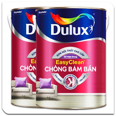 Benefits dulux easyclean provides a good resistance that allows you to clean Sơn Dulux Easy Clean Chống Bám Bẩn- Mã Màu Vàng Kem 61YY ...