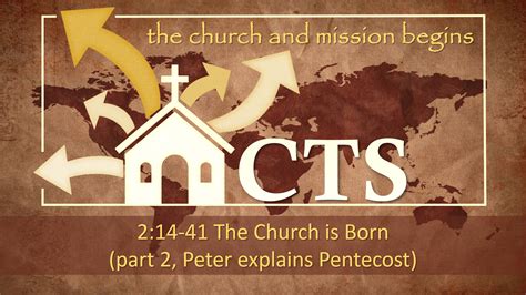 Acts 214 41 The Church Is Born Part 2 Peter Explains Pentecost