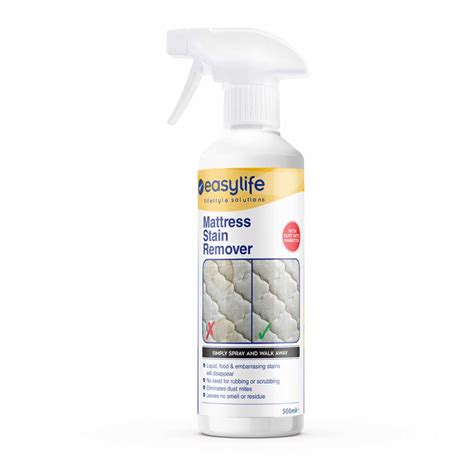 This is why it is very vital to be geared up with the best mattress stain removal tips out there. Mattress Stain Remover | Cleaner Spray â€" Easylife Group