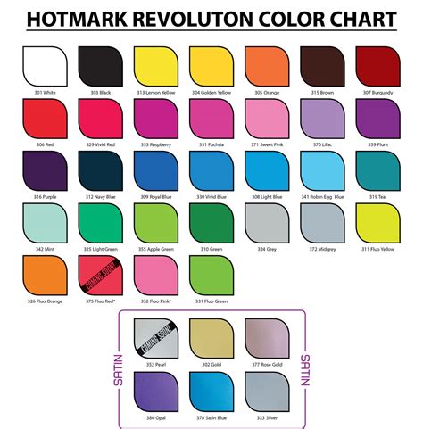 The red, green and blue use 8 bits each, which have integer values from 0 to 255. HotMark Revolution for Nylon Cotton Polyster-Stretchy 15x5Y CH-RE-15X5Y - $69.00 : Sign Supply ...
