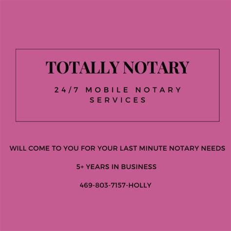 Totally Notary Request A Quote Dallas Texas Notaries Phone
