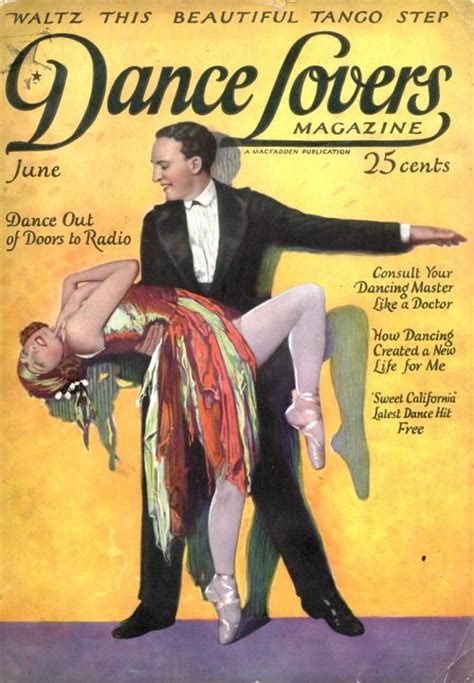 Dance Lovers Vintage Magazine Dance Magazine Dance Lover Vintage Dance