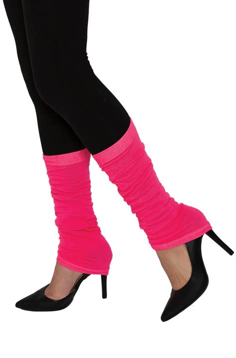 Leg Warmers Neon Pink