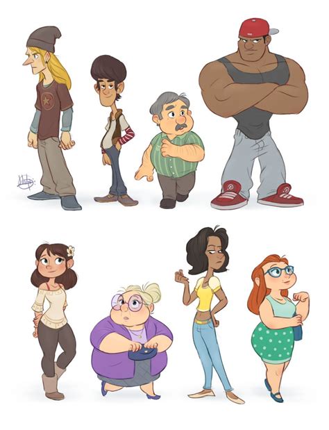 Artstation new beetlejuice cartoon characters chris ables. 100 Modern Character Design Sheets You Need To See!