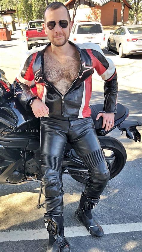 Tight Leather Pants Mens Leather Pants Motorcycle Men Biker Men Scruffy Men Hairy Men