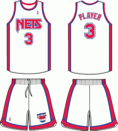 New Jersey Nets Home Uniform - National Basketball Association (NBA