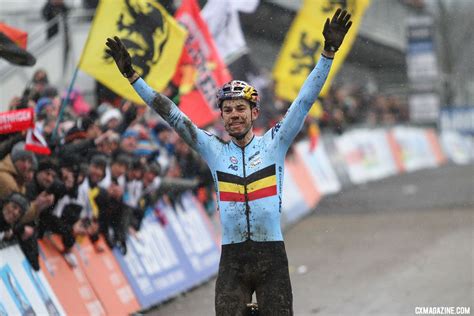 Cyclist wout van aert suffered a horrendous injury after trying to win stage 13 of the tour de france. Wout van Aert, Michael Vanthourenhout, Eli Iserbyt ...