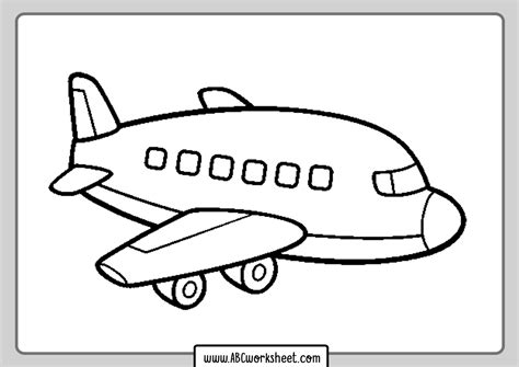 Airplane Coloring Pages