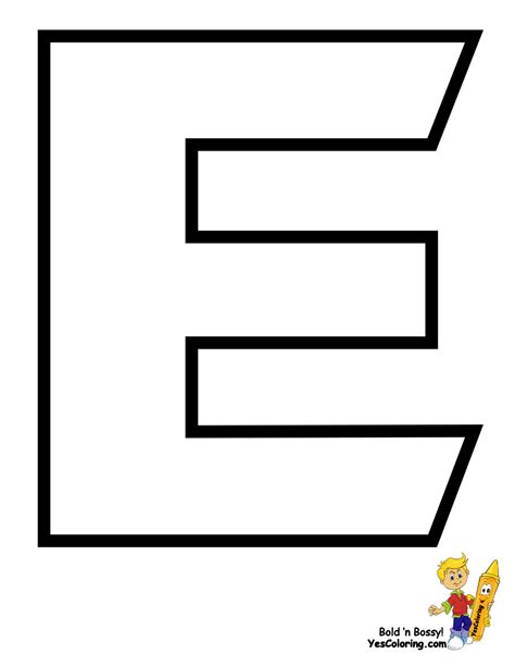 Letter E Coloring Page | Sample Resume For Alternative Education