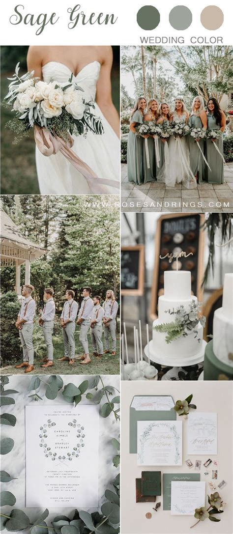 30+ Sage Green Wedding Color Ideas for 2023 | Roses & Rings
