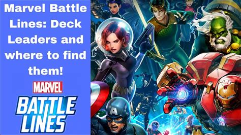 Marvel Battle Lines Deck Leaders Youtube