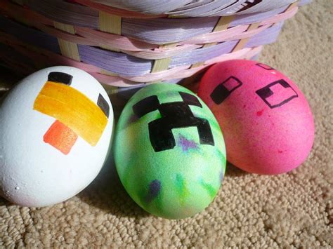 Minecraft Easter Eggs By Theepicjam On Deviantart Easter Egg Designs