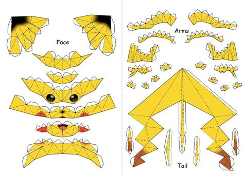 Pokemon Papercraft Templates