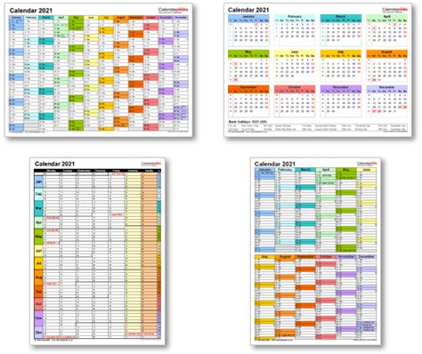 Calendar 2021 Uk With Bank Holidays And Excelpdfword Templates