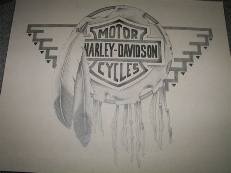 Harley Davidson Logo Drawings