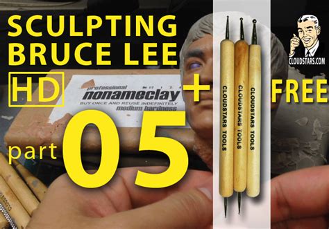 Sculpting Bruce Lee Part 05 Hd Rough Facial Refinement