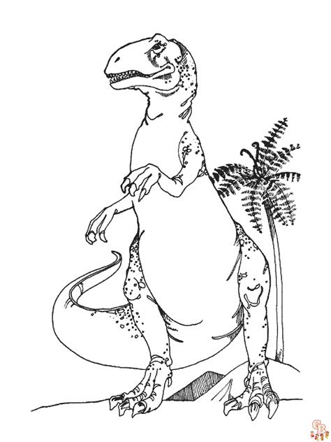 Ausmalbilder Allosaurus Kostenlose Malvorlagen