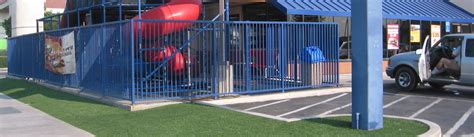 Our team will custom design and install any shape or size putting green, with realistic bounce and roll characteristics. Bakersfield, CA Commercial Artificial Turf Lawn Installations