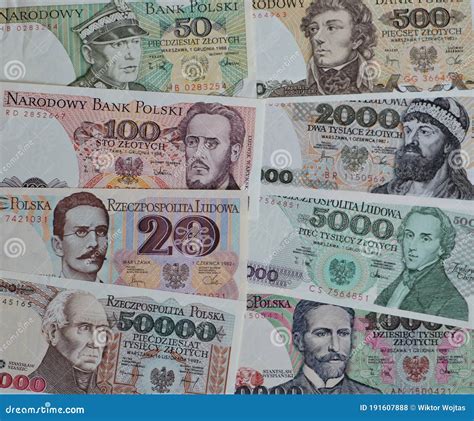 Former Poland Currency Stock Photo Image Of Banknotes 191607888