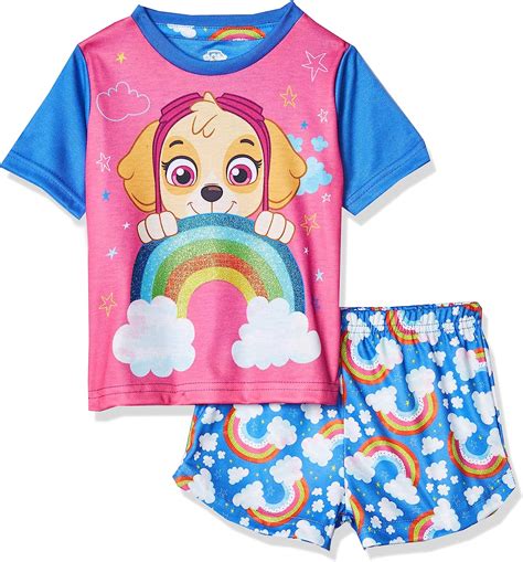 Paw Patrol Girls Pajamas Skye Multicoloured Size 8 Amazonca Clothing
