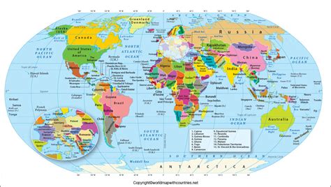 World Map Continents And Countries World Map With Countries