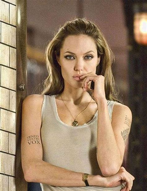 15 angelina jolie tattoos and their meanings